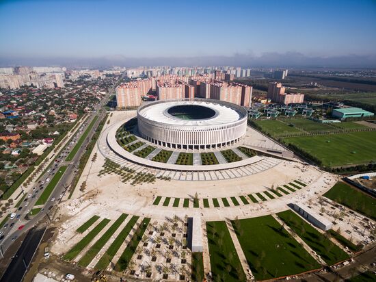 FC Krasnodar Stadium opens on October 9