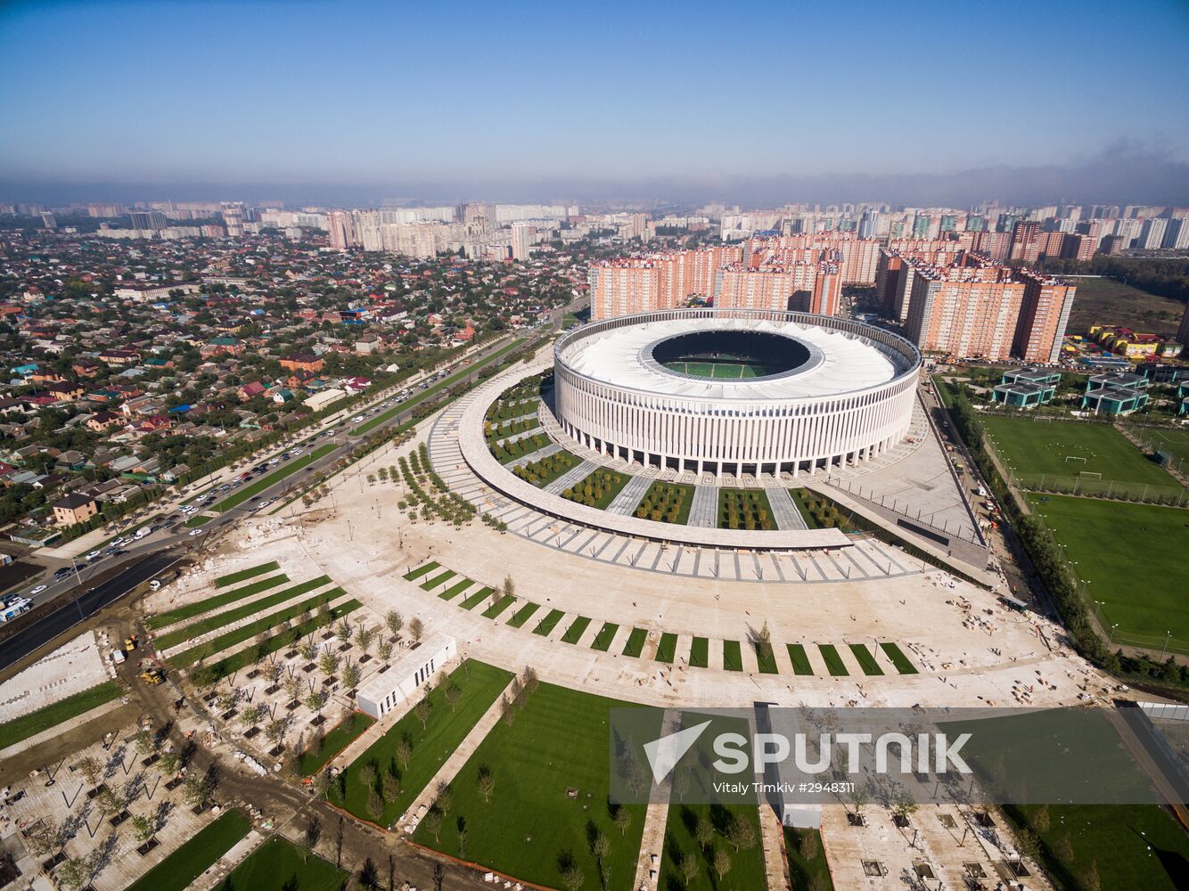 FC Krasnodar Stadium opens on October 9