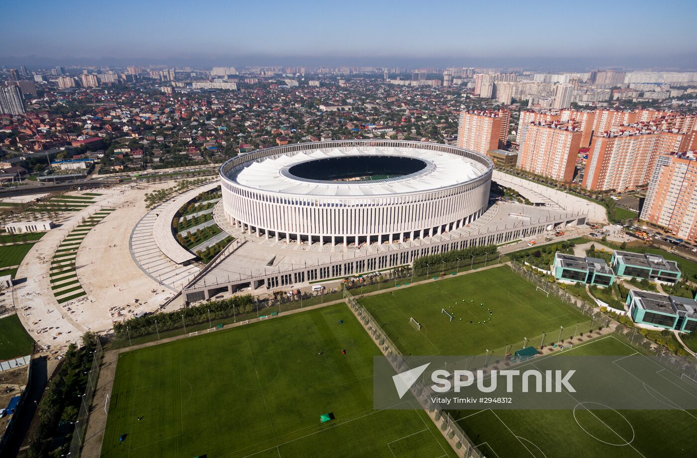 FC Krasnodar Stadium opens on October 9