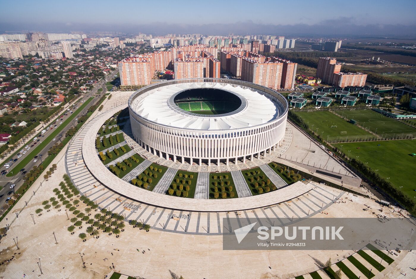FC Krasnodar Stadium opens on October 9