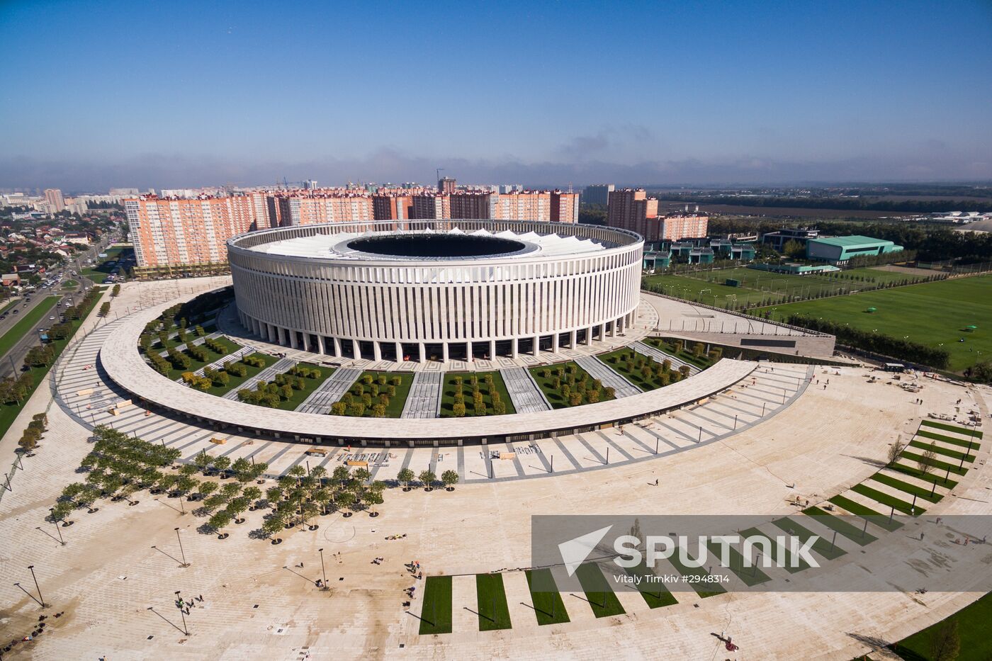 FC Krasnodar Stadium opens on October 9