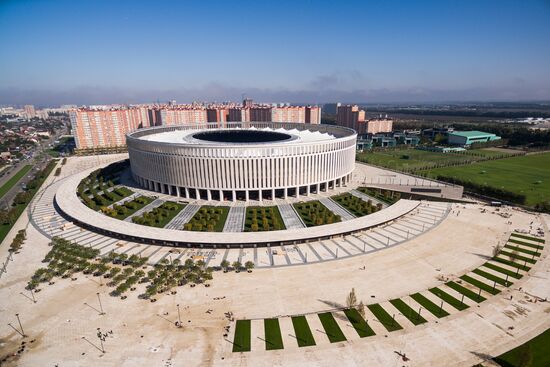 FC Krasnodar Stadium opens on October 9