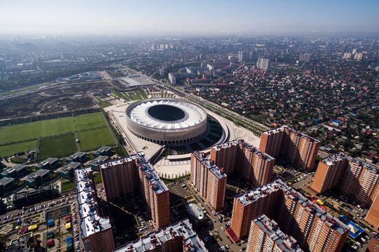 FC Krasnodar Stadium opens on October 9