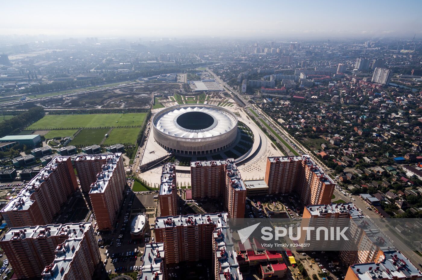 FC Krasnodar Stadium opens on October 9