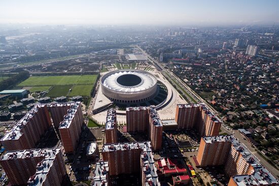 FC Krasnodar Stadium opens on October 9