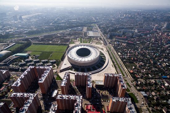 FC Krasnodar Stadium opens on October 9