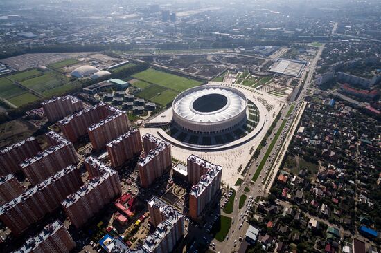 FC Krasnodar Stadium opens on October 9