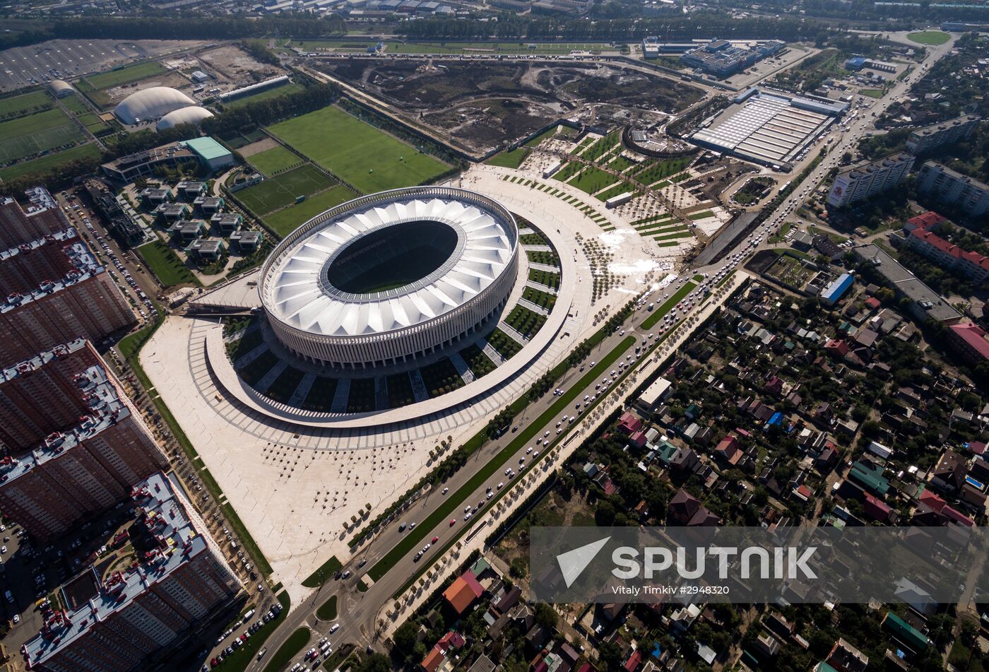 FC Krasnodar Stadium opens on October 9
