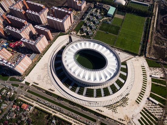 FC Krasnodar Stadium opens on October 9