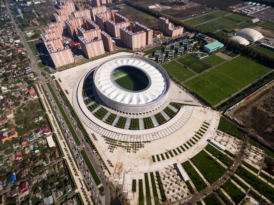 FC Krasnodar Stadium opens on October 9