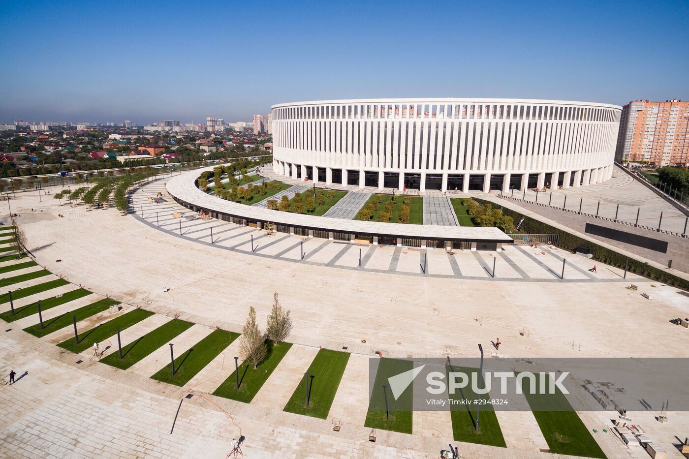 FC Krasnodar Stadium opens on October 9