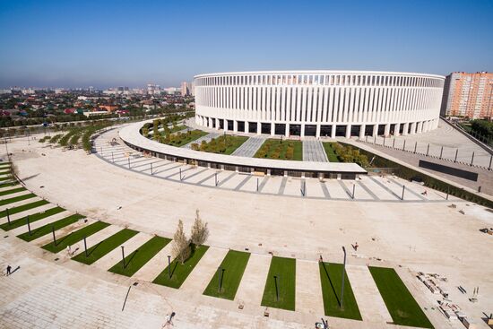 FC Krasnodar Stadium opens on October 9
