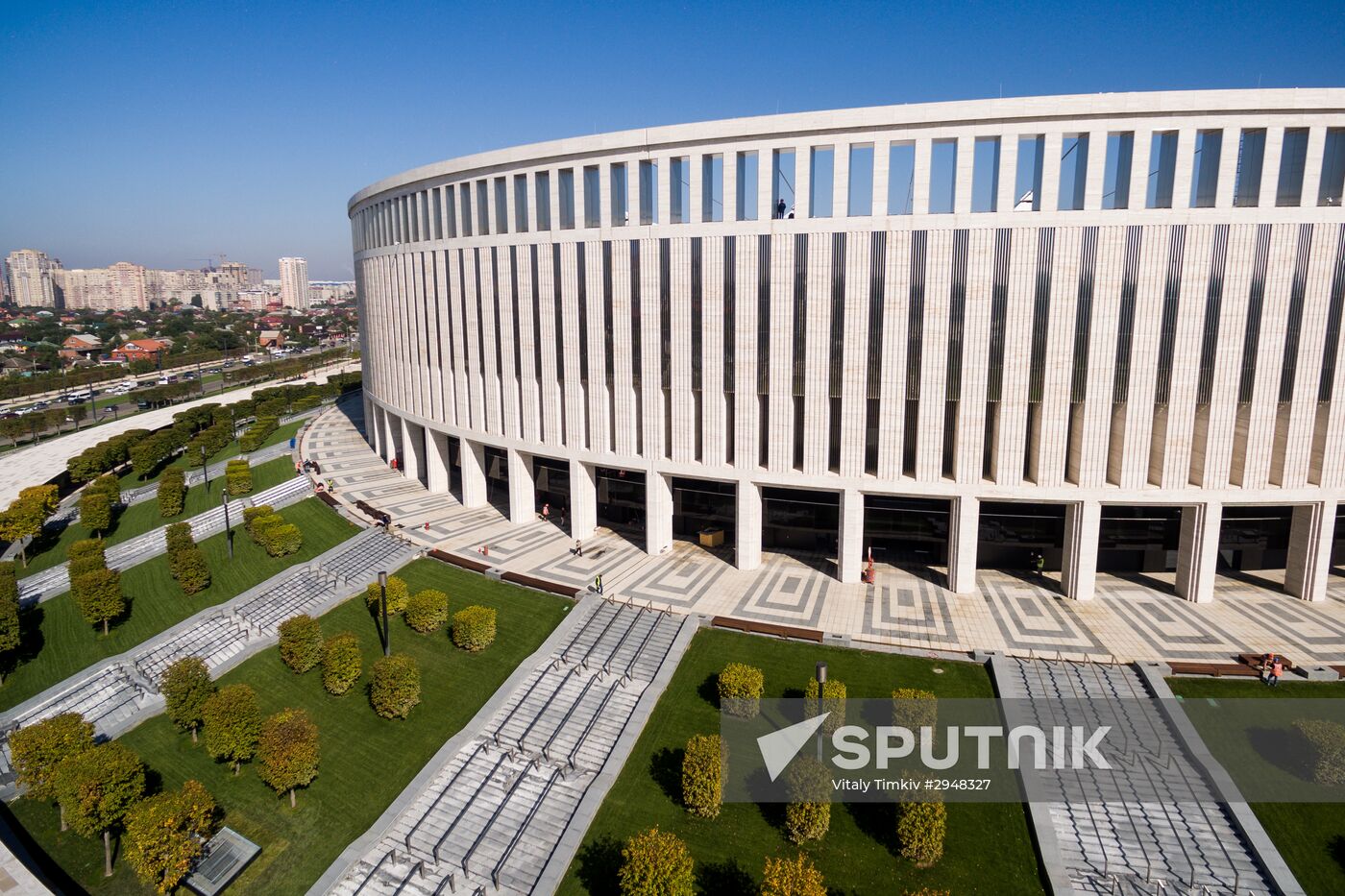 FC Krasnodar Stadium opens on October 9