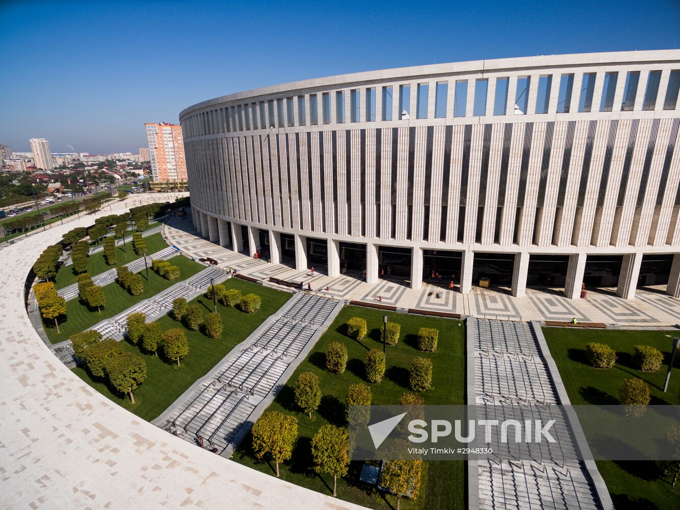 FC Krasnodar Stadium opens on October 9