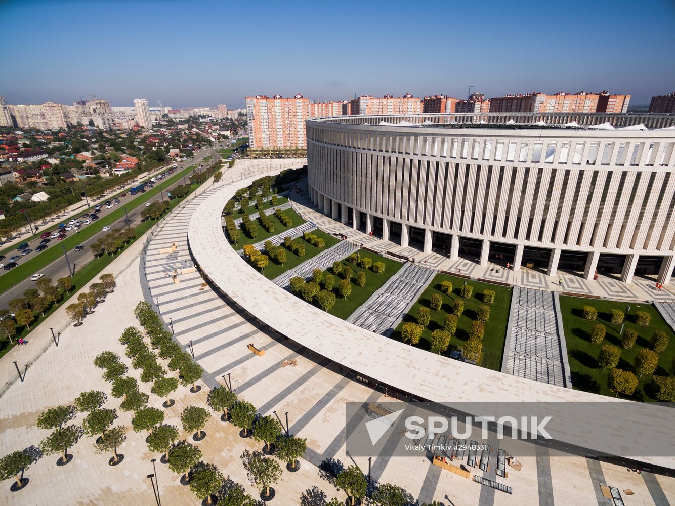 FC Krasnodar Stadium opens on October 9