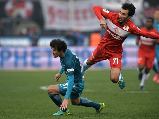 Football. Russian Premier League. Zenit vs. Spartak