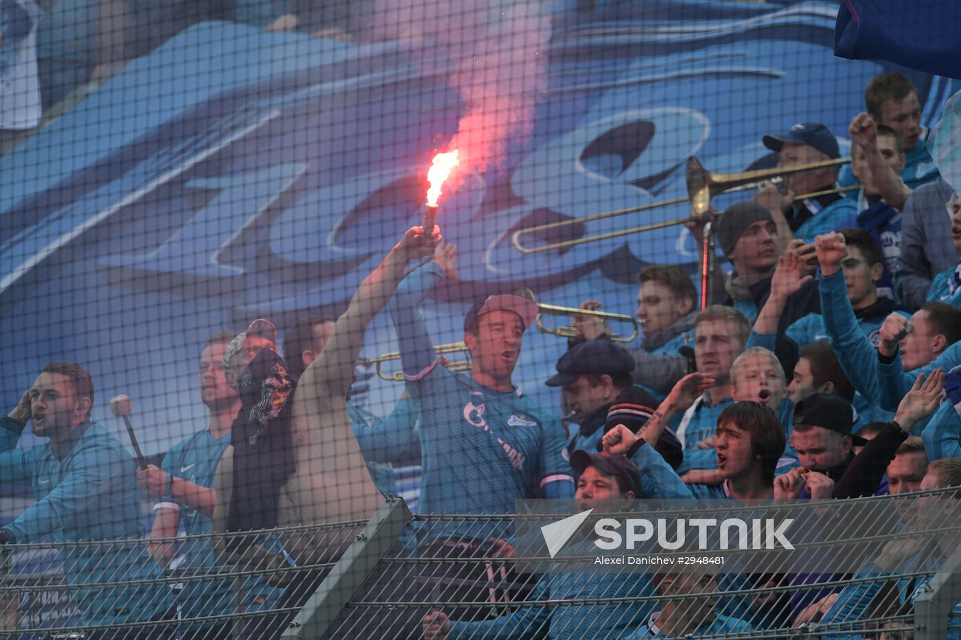 Football. Russian Premier League. Zenit vs. Spartak