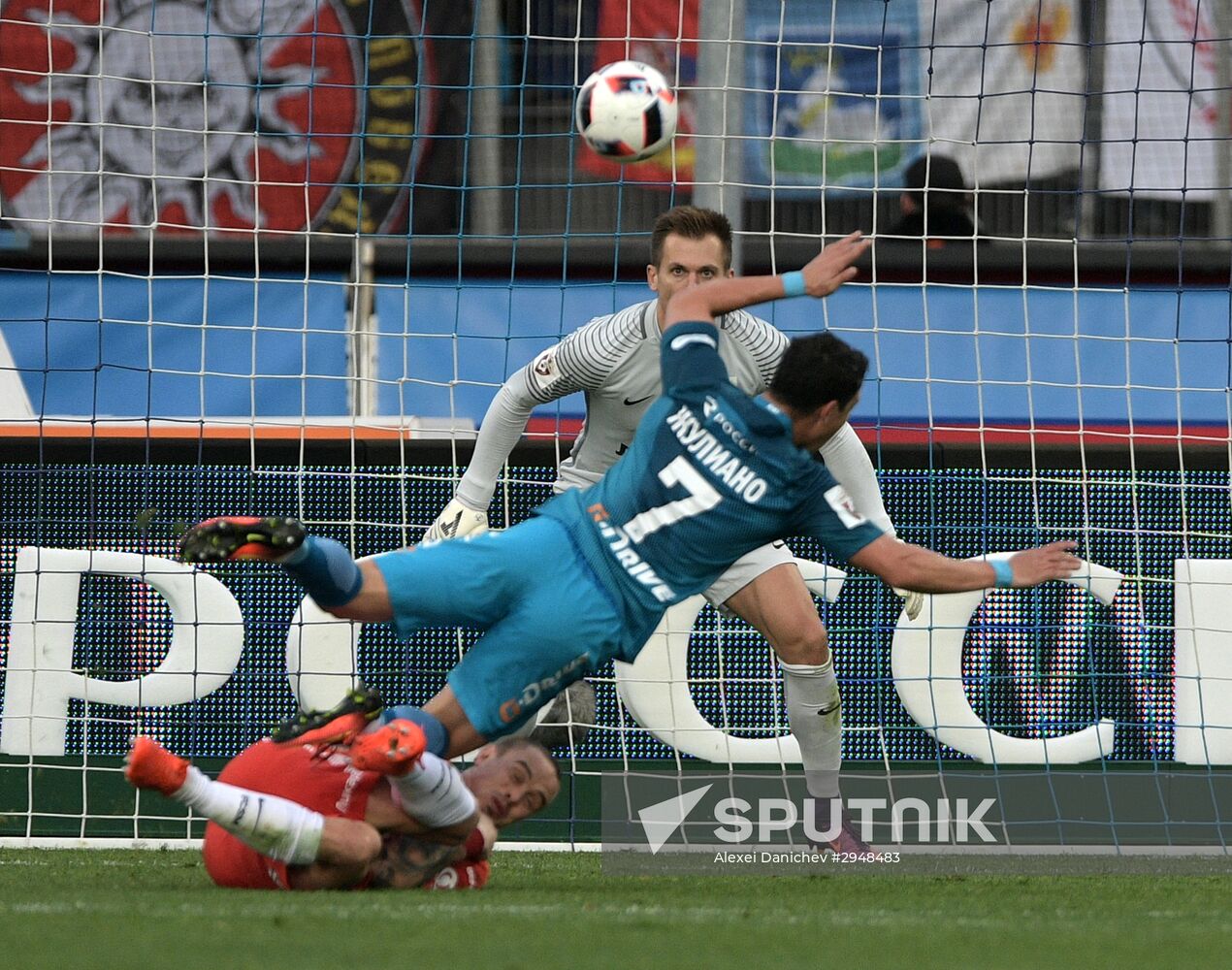 Football. Russian Premier League. Zenit vs. Spartak