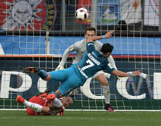 Football. Russian Premier League. Zenit vs. Spartak