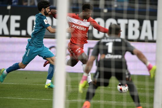 Football. Russian Premier League. Zenit vs. Spartak