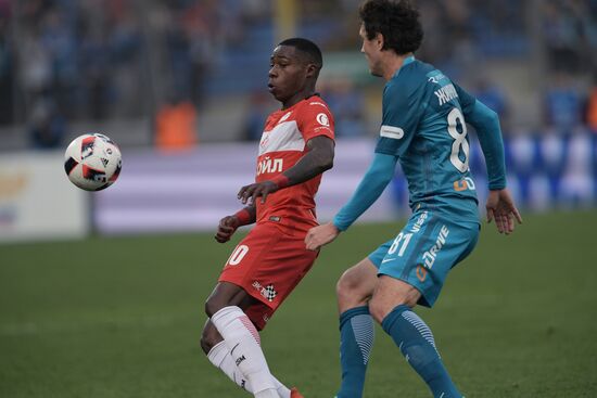 Football. Russian Premier League. Zenit vs. Spartak