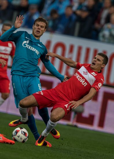 Football. Russian Premier League. Zenit vs. Spartak