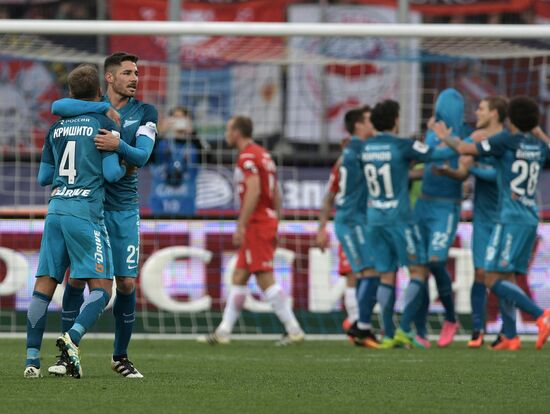 Football. Russian Premier League. Zenit vs. Spartak