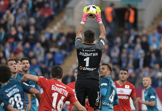 Football. Russian Premier League. Zenit vs. Spartak