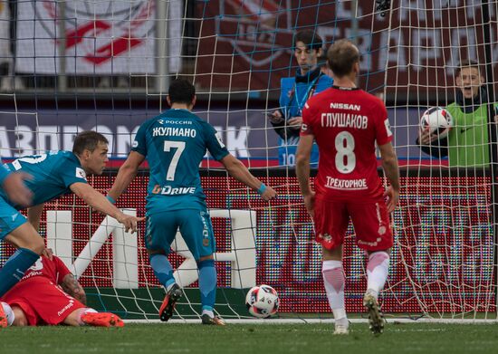 Football. Russian Premier League. Zenit vs. Spartak