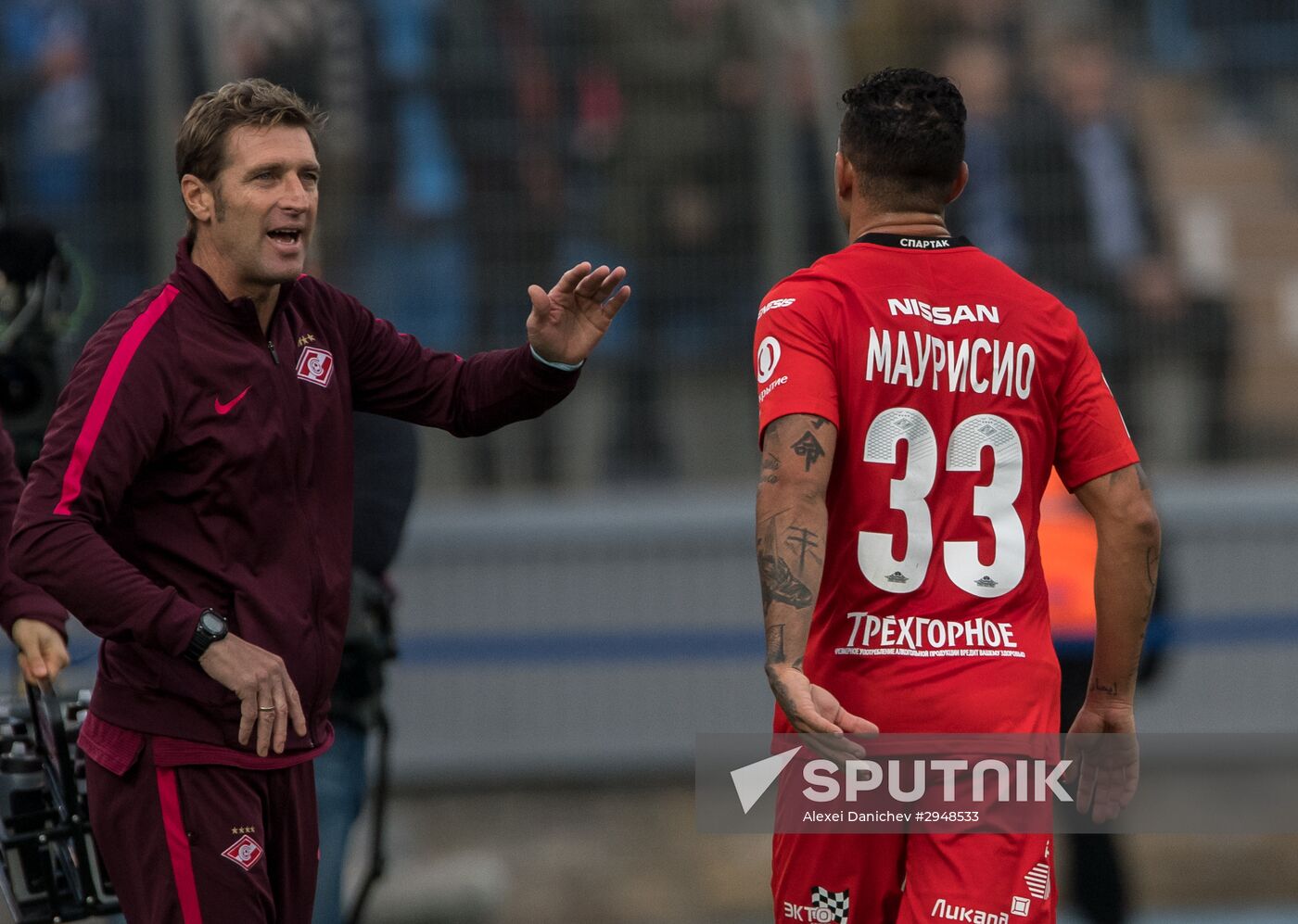 Football. Russian Premier League. Zenit vs. Spartak