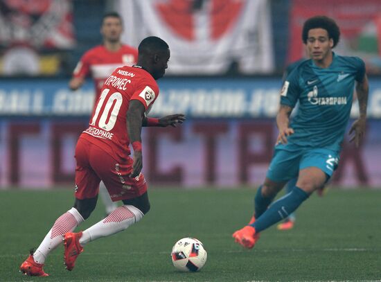 Football. Russian Premier League. Zenit vs. Spartak