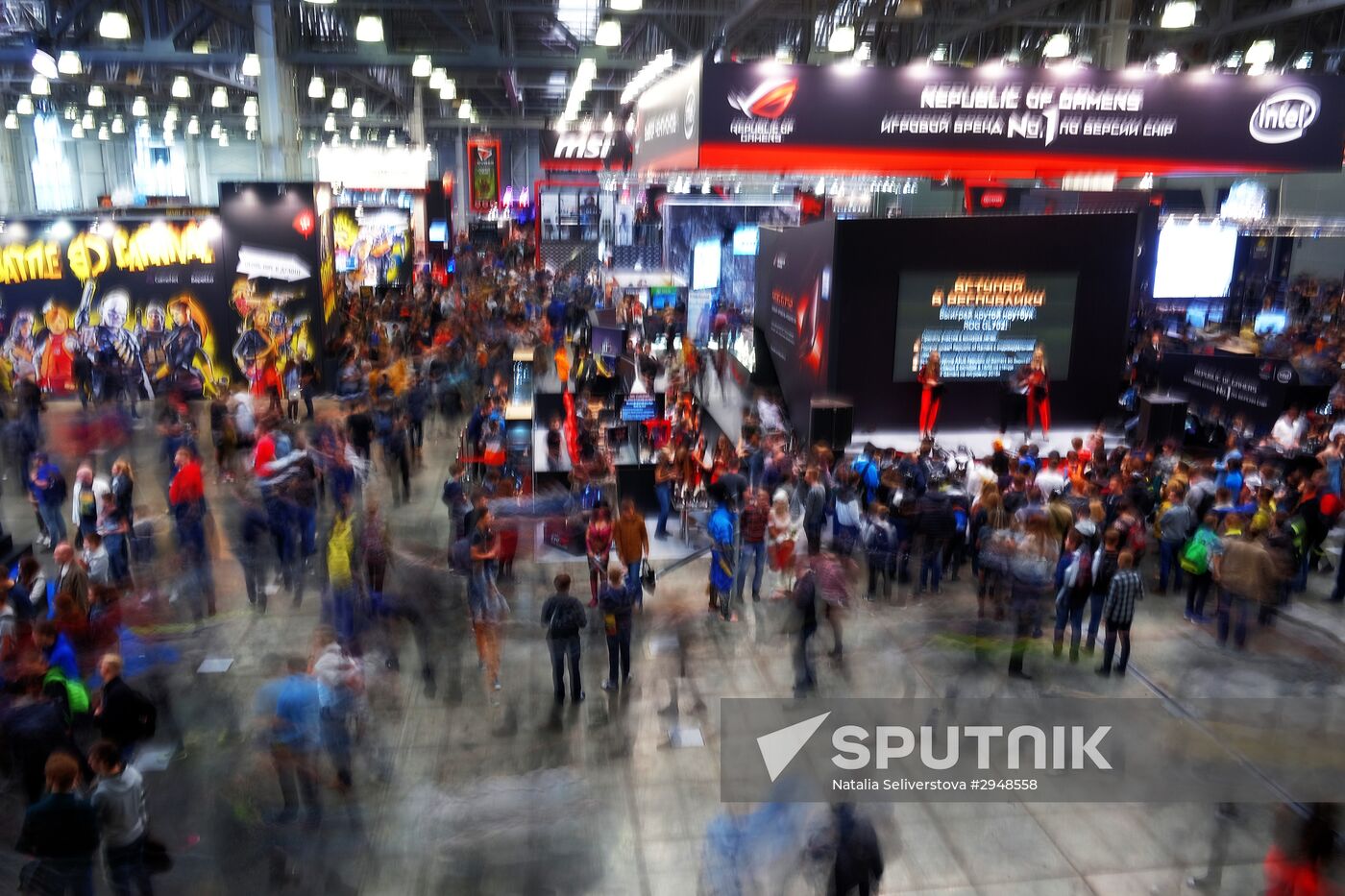 Third annual Comic Con Russia festival and interactive activities exhibition "IgroMir 2016"