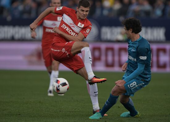 Football. Russian Premier League. Zenit vs. Spartak
