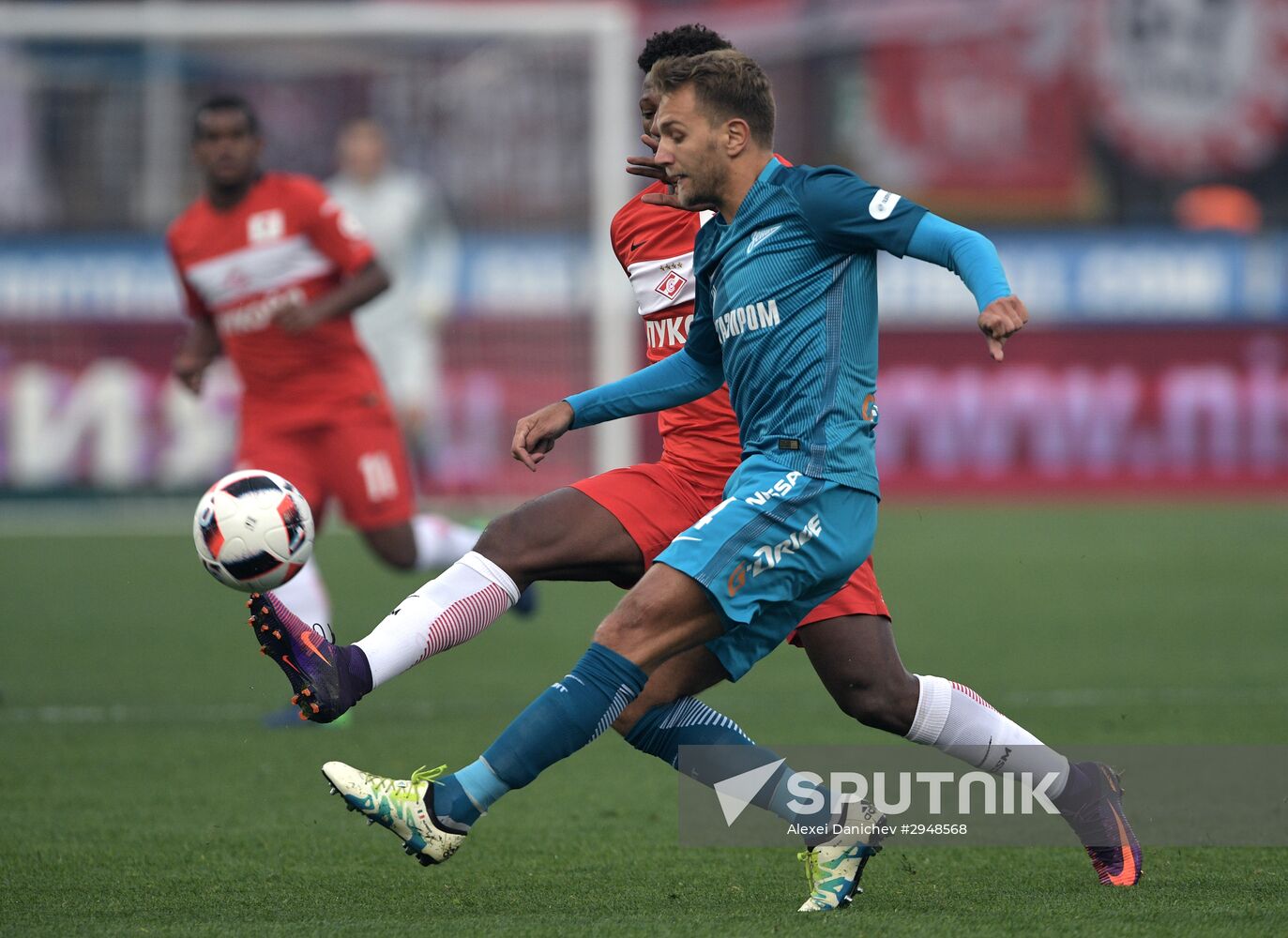 Football. Russian Premier League. Zenit vs. Spartak