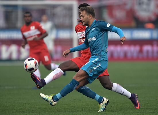 Football. Russian Premier League. Zenit vs. Spartak