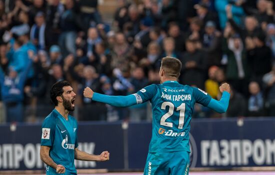 Football. Russian Premier League. Zenit vs. Spartak
