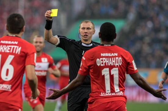 Football. Russian Premier League. Zenit vs. Spartak