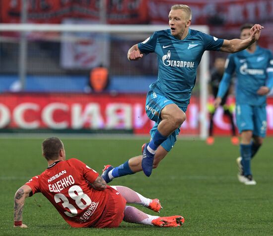 Football. Russian Premier League. Zenit vs. Spartak
