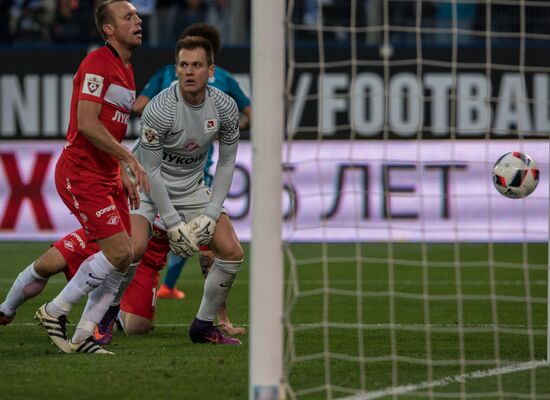 Football. Russian Premier League. Zenit vs. Spartak