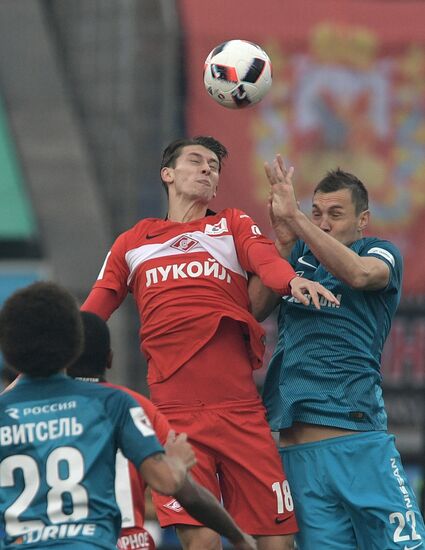 Football. Russian Premier League. Zenit vs. Spartak