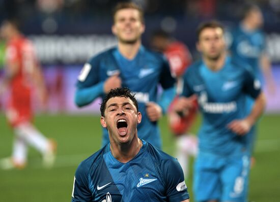 Football. Russian Premier League. Zenit vs. Spartak