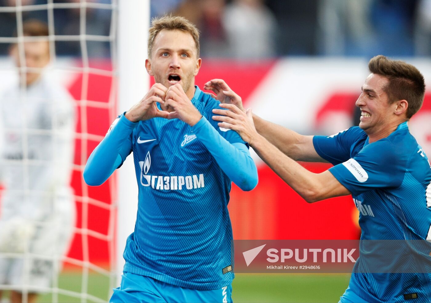 Football. Russian Premier League. Zenit vs. Spartak