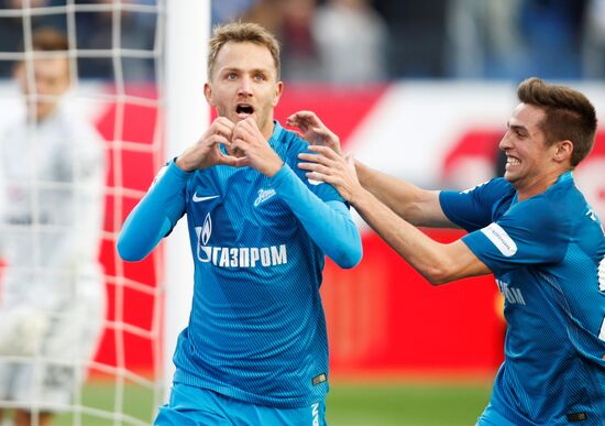 Football. Russian Premier League. Zenit vs. Spartak