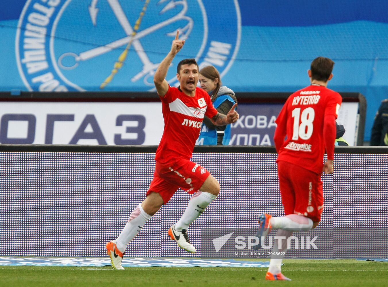 Football. Russian Premier League. Zenit vs. Spartak
