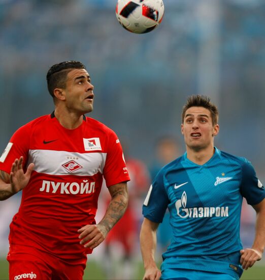 Football. Russian Premier League. Zenit vs. Spartak