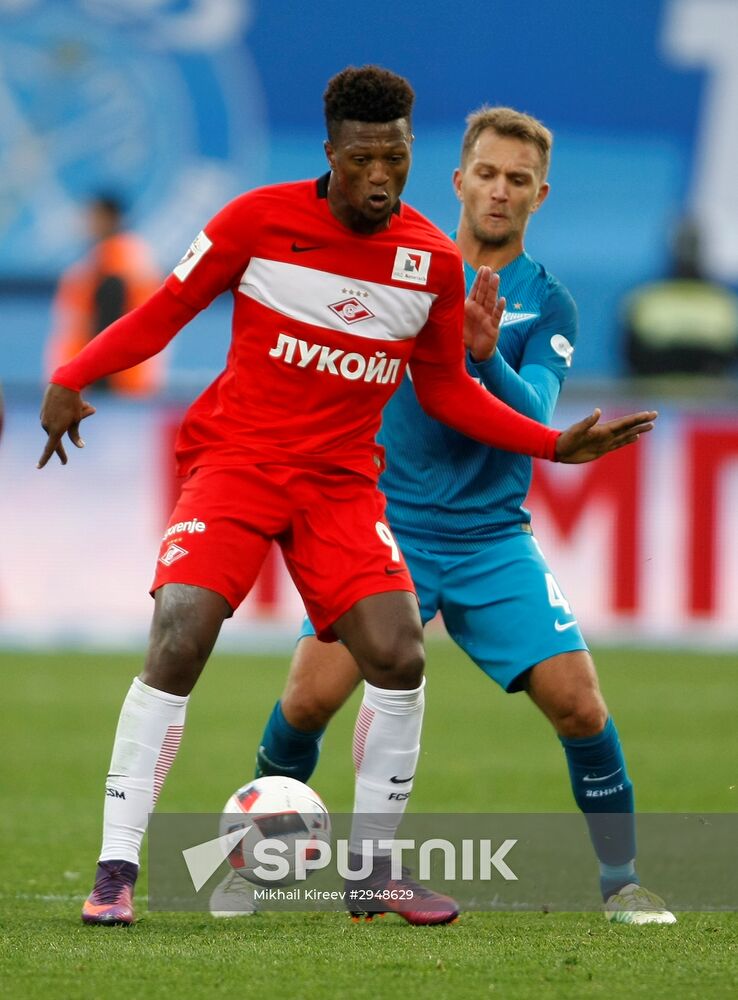Football. Russian Premier League. Zenit vs. Spartak