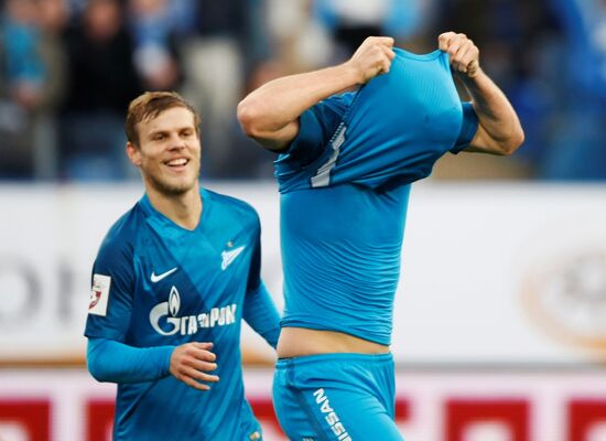 Football. Russian Premier League. Zenit vs. Spartak