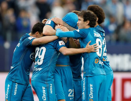 Football. Russian Premier League. Zenit vs. Spartak