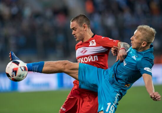 Football. Russian Premier League. Zenit vs. Spartak