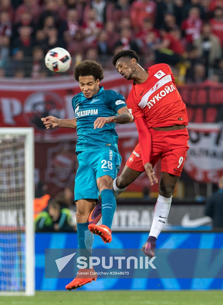 Football. Russian Premier League. Zenit vs. Spartak